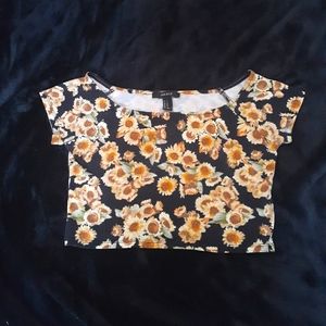 Sunflower Crop Top